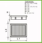 Filtre a air Green pour Mitsubishi Carisma de 1996 a 2000 1.9L TD-90cv