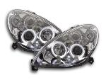 Paire de feux phares Angel Eyes Citroen Xsara 2000 a 2005 chrome