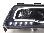 Paire de feux phares Daylight DRL Led Audi A6 C5/4B 1997-2001 Noir