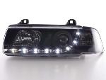 Paire de feux phares Daylight Led BMW serie 3 Coupe E36 92-98 Noir