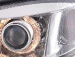 Paire de feux phares Angel Eyes Opel Astra G de 98-03 chrome