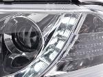 Paire de feux phares Daylight DRL Led VW Passat 3BG de 00-05 Chrome