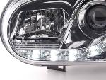 Paire de feux phares Daylight led DRL VW Golf 4 de 1997 a 2003 chrome