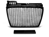 Grille calandre pour Audi A4 B7 de 11/2004 a 03/2008 Noir brillant look Sport