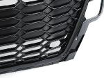 Grille Calandre avant ABS Audi A4 B9 de 2020 a 2023 Noir brillant Look Sport PDC