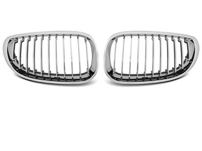 Paire grilles calandre BMW serie 5 E60/E61 03-10 chrome