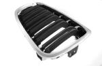 Grilles Calandre BMW serie 3 F30/F31 de 10/2011 a 2018 Chrome noir