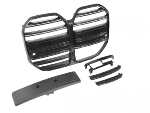 Grille de calandre avant BMW Serie 4 G26 Gran Coupe de 2021 a 2025 Noir brillant