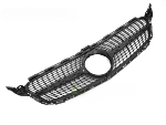 Grille calandre Mercedes classe C W205 14-18 Look Diamant Noir Chrome