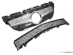 Grille calandre Mercedes SLK R172 de 2011 a 2015 Chrome Silver