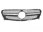 Grille calandre Mercedes GLA X156 de 2013 a 2016 Noir Silver