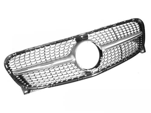 Grille calandre Mercedes GLA X156 de 2013 a 2016 Silver Chrome