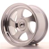 Jante JAPAN RACING JR15 15" x 8" Multi Perçage ET 20 Machined Face Silver