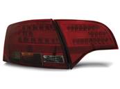Paire de feux arriere Audi A4 B7 de 11/2004 a 03/2008 break LED rouge fume