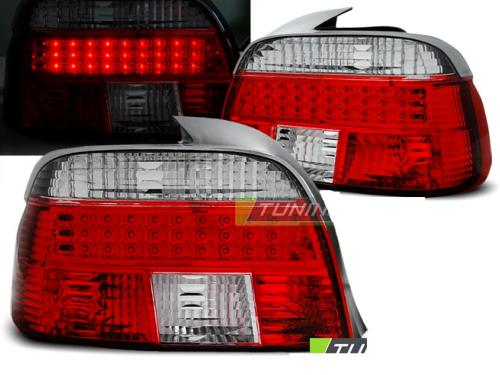 Paire de feux arriere BMW serie 5 E39 Berline 95-00 LED rouge blanc