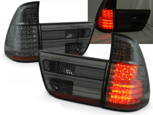 Paire de feux arriere BMW X5 E53 de 1999 a 2003 LED fume