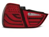 Paire de feux arriere BMW serie 3 E90 Berline 09-11 LED BAR rouge