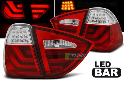 Paire de feux arriere BMW serie 3 E91 Break 05-08 LED BAR rouge blanc