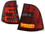 Paire de feux arriere Mercedes ML W163 98-05 LED rouge fume