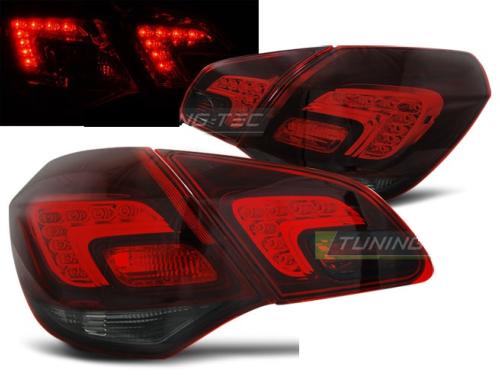 Paire de feux arriere Opel Astra J 10-15 LED rouge fume