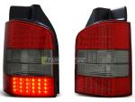 Paire feux VW T5 03-09 LED rouge fume hayon