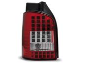 Paire de feux VW T5 03-09 LED rouge blanc hayon