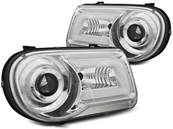 Paire de feux phares Chrysler 300C 05-10 Daylight LTI chrome