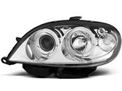 Paire de feux phares Citroen Saxo 99-03 angel eyes chrome