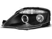 Paire de feux phares Citroen C3 02-09 angel eyes noir