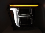 Paire de feux phares Ford F150 MK14 de 2020 a 2023 FULL LED DRL Noir
