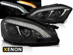 Paire de feux phares Mercedes Classe S W221 05-09 xenon Daylight led noir