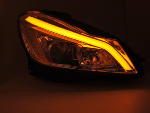 Paire de Phares Mercedes W204 de 2011 a 2014 LED LTI DRL Dynamique chrome
