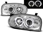 Paire de feux phares VW Golf 3 91-97 angel eyes chrome