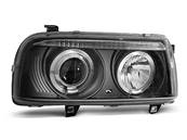 Paire de feux phares VW Vento 92-98 angel eyes noir