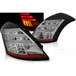 Paire de feux arriere Suzuki Swift 10-17 noir led Bar