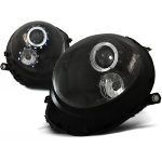 Paire de feux phares Mini cooper de 2006 a 2014 angel eyes noir