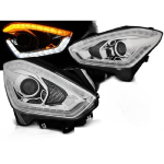 Paire de feux phares Suzuki Swift 17-20 LED LTI DRL chrome