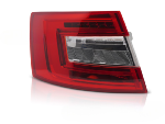 Feu Arriere Gauche Adaptable Skoda Octavia de 2016 a 2020 Rouge blanc