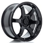 JR Wheels SL03 18x8,5 ET20-42 - 5 trous sur mesure - Noir Brillant