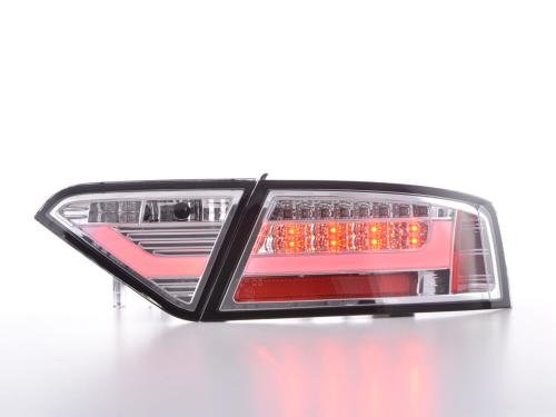 Paire de feux arrière Audi A5 8T/B8 2007 a 2011 Chrome Led