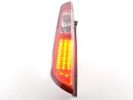 Paire feux arrière Ford Focus 2 5 portes 2008 a 2010 Rouge Chrome Led