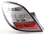 Paire feux arrière Opel Corsa D 5 portes 2006 a 2010 Chrome Led LTI