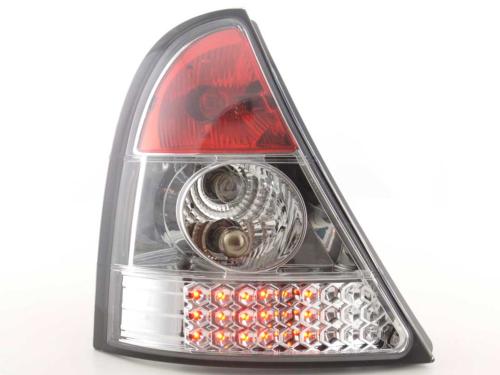 Paire de feux arrière Renault Clio B 1998 a 2001 Chrome Led