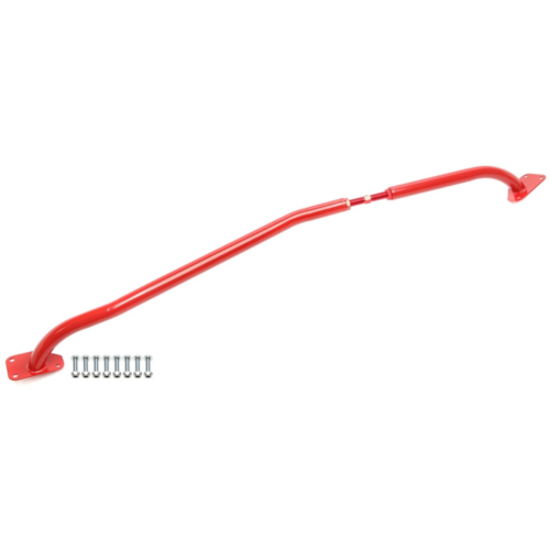 Barre anti rapprochement superieur Avant Audi A4 B5 de 1994 a 2001 acier rouge