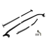 Kit barre anti-rapprochement noir Audi A3 de 1996 a 2003 - Acier noir