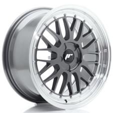 Jante JR Wheels JR23 18x8,5 ET20-48- 5 Trous sur mesure- Hyper Gray w/ Machined Lip