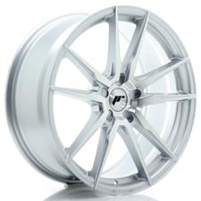 Jante JR Wheels JR21 20x8 ET20-40 - 5 Trous sur mesure- Silver Machined Face