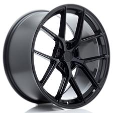 Jante JR Wheels SL01 20x9,5 ET15-42 - 5 trous sur mesures - Noir brillant