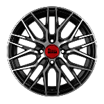 Jante Mam RS4 15x6 ET35 4/100 Black Front Polish