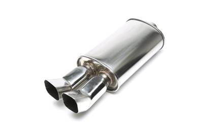 Silencieux arrière sport universel inox TA Technix 2 x 85 x 70mm DTM